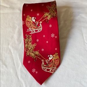 Holiday Hallmark Traditions Santa Tie